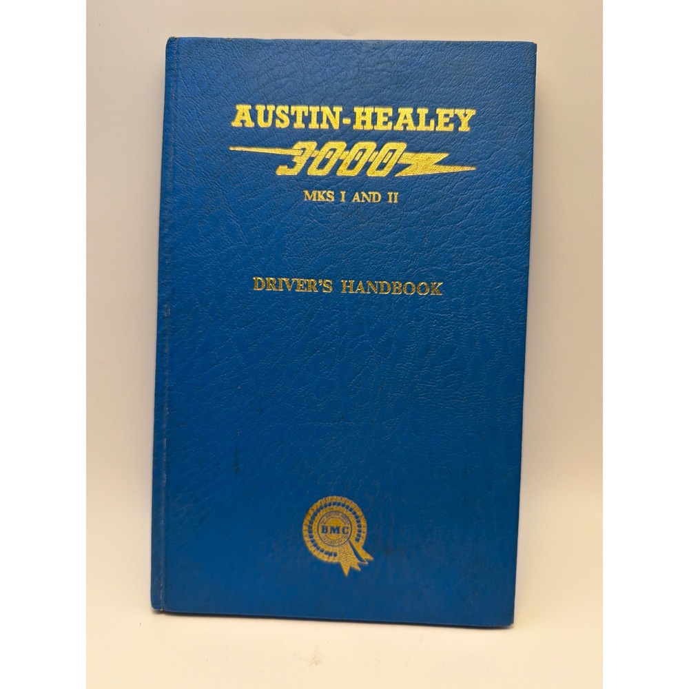 1963 Austin-Healey 3000 Mks I and II Driver's Handbook Manual AKD 3915A Blue